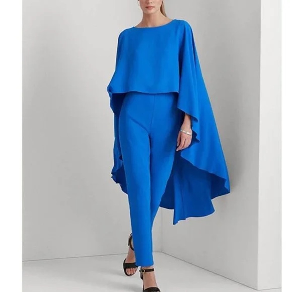 Lauren Ralph Lauren cape pant suit